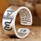 Buddhist Mantra Heart Sutra Ring Buddhist Mantra Heart Sutra Ring