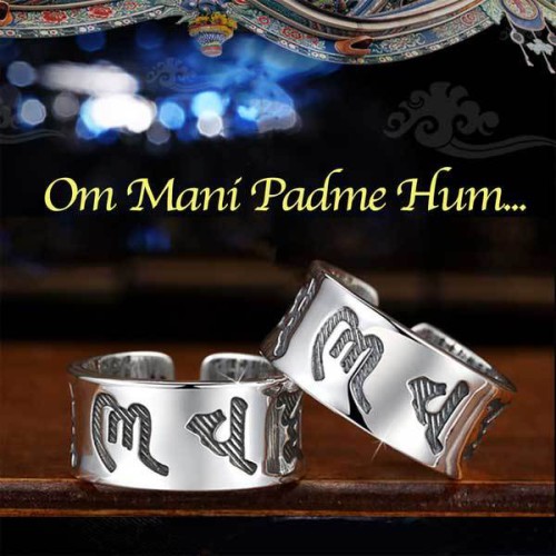 Buddhist Mantra Heart Sutra Ring Buddhist Mantra Heart Sutra Ring