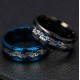 Lucky Chinese Dragon Inlay Ring