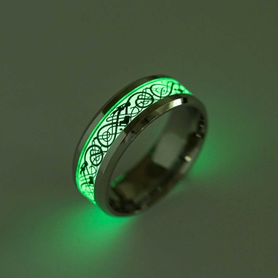 Glowing In The Dark Dragon Ring – Power & Protection
