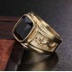 Natural Stones Lucky Dragon Ring
