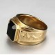 Natural Stones Lucky Dragon Ring