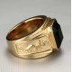Natural Stones Lucky Dragon Ring