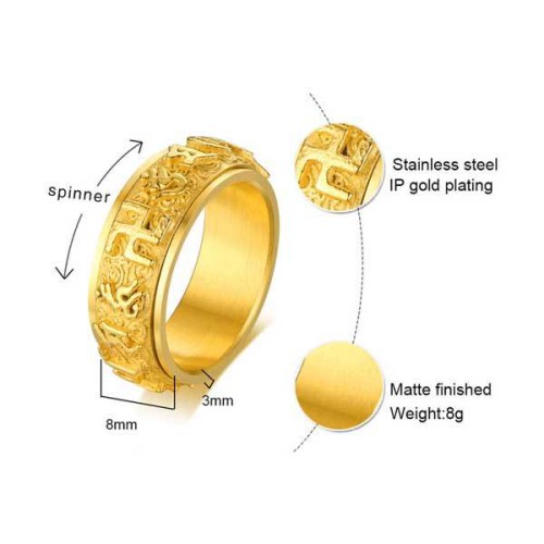 ROTATING Om Mani Padme Hum Mantra Tibetan Ring ROTATING Om Mani Padme Hum Mantra Tibetan Ring