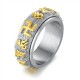 ROTATING Om Mani Padme Hum Mantra Tibetan Ring