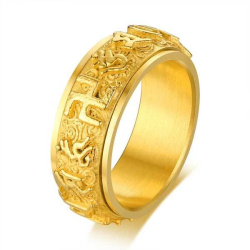 ROTATING Om Mani Padme Hum Mantra Tibetan Ring ROTATING Om Mani Padme Hum Mantra Tibetan Ring