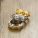 ROTATING Om Mani Padme Hum Mantra Tibetan Ring ROTATING Om Mani Padme Hum Mantra Tibetan Ring