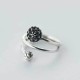 Silver Triple Wrap Lotus Ring Silver Triple Wrap Lotus Ring