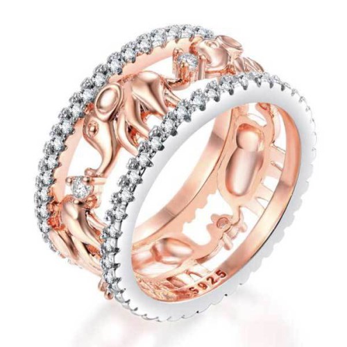 Stone Studded Elephant Ring Stone Studded Elephant Ring