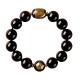 Black Obsidian Heart Sutra Buddha Bead Bracelet Black Obsidian Heart Sutra Buddha Bead Bracelet