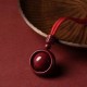 Cinnabar Fortune Turning Pendant Necklace Cinnabar Fortune Turning Pendant Necklace