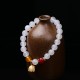 Natural Red Agate Lotus Pod Bracelet Natural Red Agate Lotus Pod Bracelet