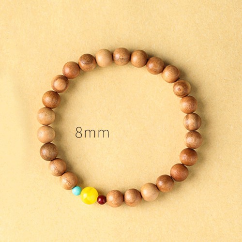 Peach Wood Lucky Red Sandalwood Amber Feng Shui Bead Bracelet Peach Wood Lucky Red Sandalwood Amber Feng Shui Bead Bracelet