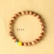 Peach Wood Lucky Red Sandalwood Amber Feng Shui Bead Bracelet Peach Wood Lucky Red Sandalwood Amber Feng Shui Bead Bracelet