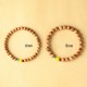 Peach Wood Lucky Red Sandalwood Amber Feng Shui Bead Bracelet Peach Wood Lucky Red Sandalwood Amber Feng Shui Bead Bracelet