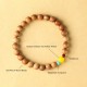 Peach Wood Lucky Red Sandalwood Amber Feng Shui Bead Bracelet Peach Wood Lucky Red Sandalwood Amber Feng Shui Bead Bracelet