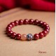 Purifying Heart Lotus Cinnabar Bracelet