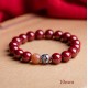 Purifying Heart Lotus Cinnabar Bracelet