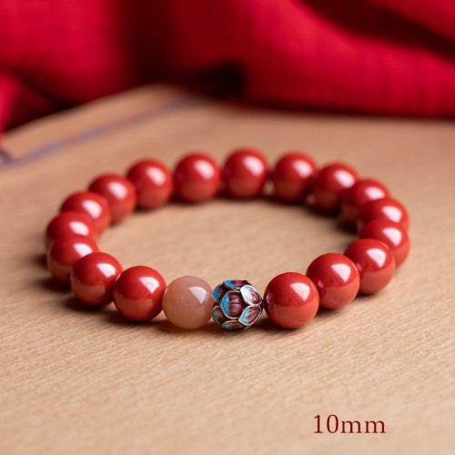 Purifying Heart Lotus Cinnabar Bracelet Purifying Heart Lotus Cinnabar Bracelet