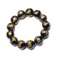 Six-Word Mantra Natural Obsidian Prayer Bead Bracelet Six-Word Mantra Natural Obsidian Prayer Bead Bracelet