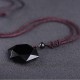 Six-Pointed Star Black Obsidian Protection Necklace - Evil Shield & Cosmic Harmony Six-Pointed Star Black Obsidian Protection Necklace - Evil Shield & Cosmic Harmony