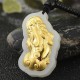 Golden Pixiu Hetian Jade Prosperity Necklace - Wealth Magnetism & Debt Blocking Golden Pixiu Hetian Jade Prosperity Necklace - Wealth Magnetism & Debt Blocking