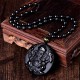 Obsidian Ganesha Success Necklace - Obstacle Removal & Creative Flow Obsidian Ganesha Success Necklace - Obstacle Removal & Creative Flow