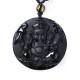 Obsidian Ganesha Success Necklace - Obstacle Removal & Creative Flow Obsidian Ganesha Success Necklace - Obstacle Removal & Creative Flow