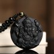 Obsidian Ganesha Success Necklace - Obstacle Removal & Creative Flow Obsidian Ganesha Success Necklace - Obstacle Removal & Creative Flow