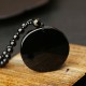 Obsidian Ganesha Success Necklace - Obstacle Removal & Creative Flow Obsidian Ganesha Success Necklace - Obstacle Removal & Creative Flow
