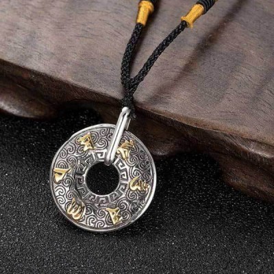 Tibetan Mani Mantra Necklace - Om Mani Padme Hum - Soul Elevation & Destiny Alignment