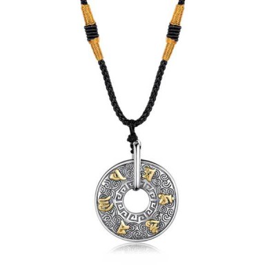 Tibetan Mani Mantra Necklace - Om Mani Padme Hum - Soul Elevation & Destiny Alignment