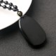Natural Black Obsidian Eight Guardian Deity Pendant Natural Black Obsidian Eight Guardian Deity Pendant