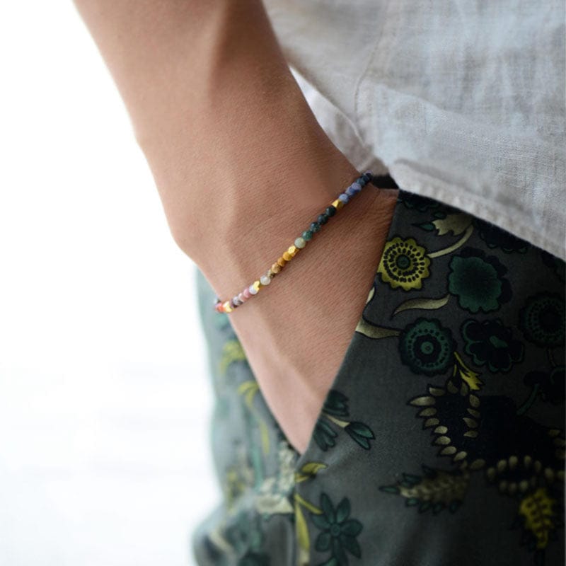 This Gemstone Chakra Bracelet Holds Two Cosmic Maps