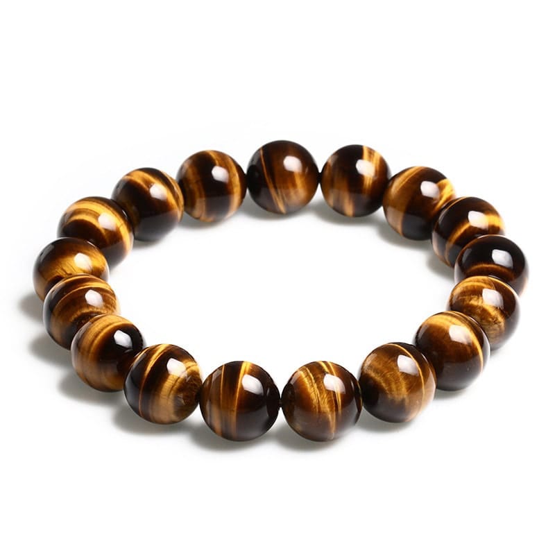 This Natural Yellow Tiger's Eye Bracelet Glows Gold