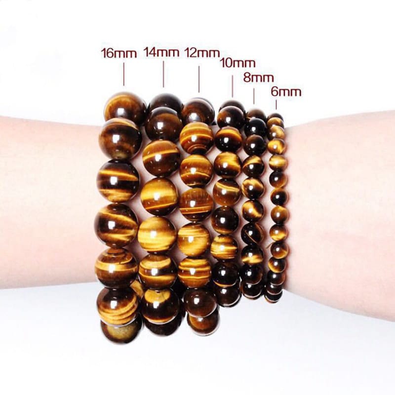 This Natural Yellow Tiger's Eye Bracelet Glows Gold